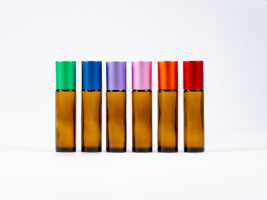 Roll-On-Flasche 10ml - Deckel Color